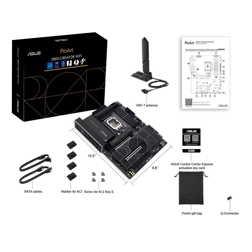 ASUS PROART Z890 CREATOR WIFI H7 ASUS ProArt Z890-CREATOR WIFI - Socket 1851 - Ảnh 7