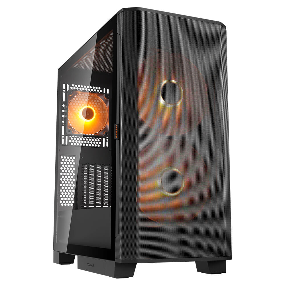 Cougar AIRFACE FLO RGB Black H1 Cougar Airface Flo RGB Black - Mid-Tower Case