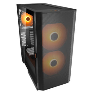 Cougar AIRFACE FLO RGB Black H2 Cougar Airface Flo RGB Black - Mid-Tower Case