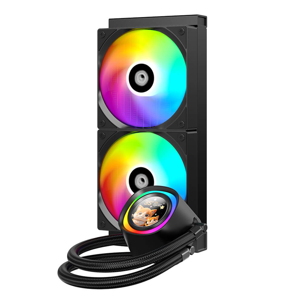 ID COOLING FX240 LCD H2 ID-Cooling FX240 LCD - ARGB AIO Cooling - Ảnh 2