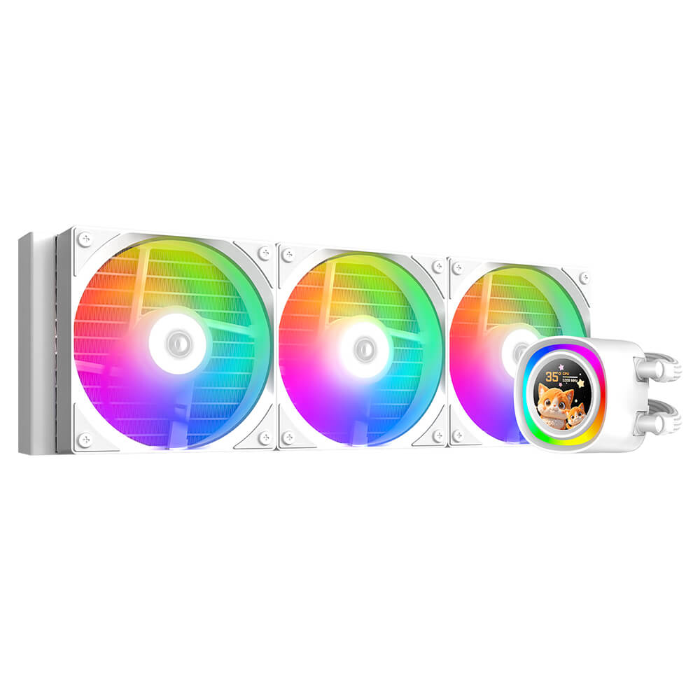 ID Cooling FX360 LCD White H1 ID-Cooling FX360 LCD White - ARGB AIO Cooling