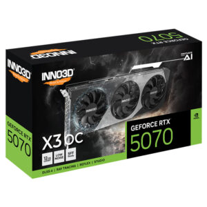 INNO3D GeForce RTX 5070 X3 OC H3 INNO3D GeForce RTX™ 5070 X3 OC - 12GB GDDR7