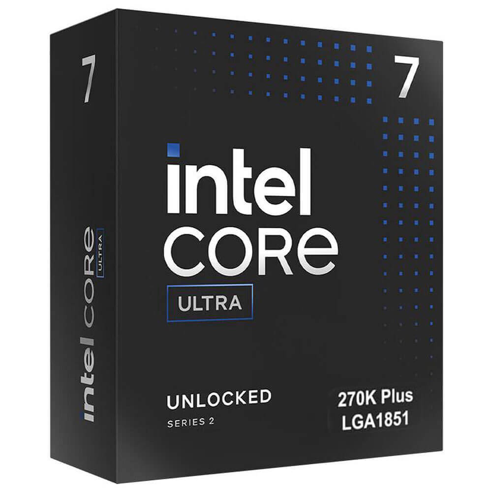Intel Core Ultra 7 270K Plus H1 Intel Core Ultra 7 270K Plus - 24C/24T - 36MB Cache - Upto 5.5 GHz - Socket 1851 (Nhập Khẩu)