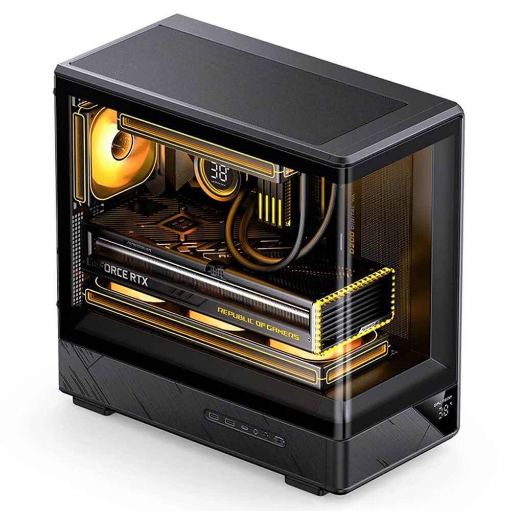 JONSBO D200 Black H2 Jonsbo D200 Black - Micro-ATX Case - Ảnh 2