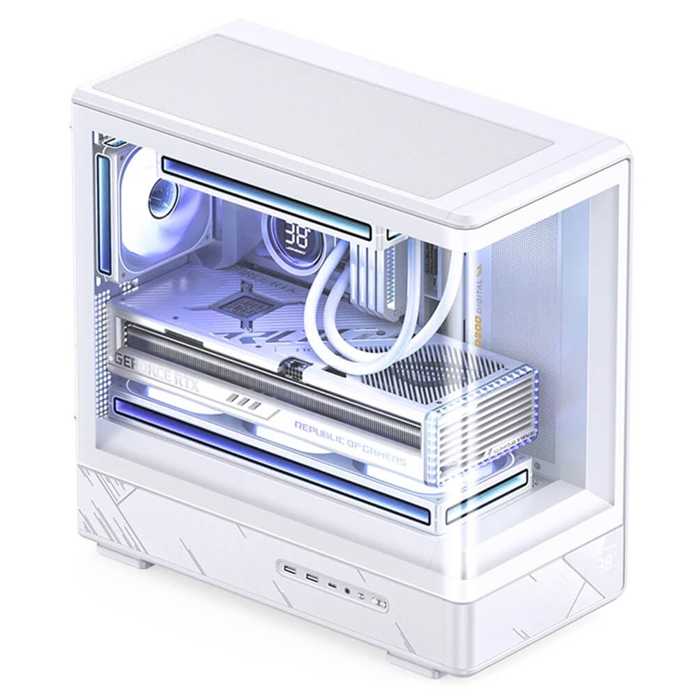 JONSBO D200 WHITE H2 Jonsbo D200 White - Micro-ATX Case - Ảnh 2