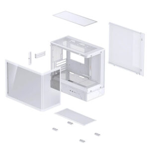 JONSBO D200 WHITE H7 Jonsbo D200 White - Micro-ATX Case