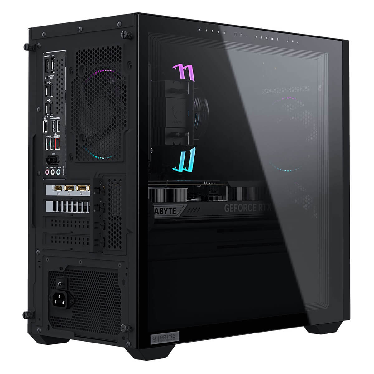 AORUS PRIME 3 AT5A7N9 5000 R5 9500F RTX 5060 Ti 16GB DDR5 32GB SSD 1TB Gen4 H8 AORUS PRIME 3 (AP3A5N6T-5103) - R5 9500F, RTX 5060 Ti 16GB, DDR5 32GB, SSD 1TB Gen4 - Ảnh 8