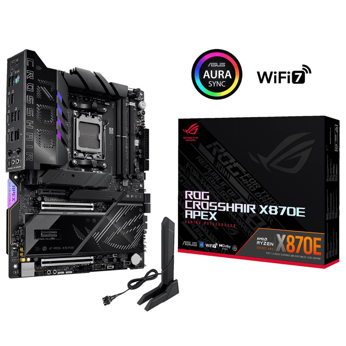 Asus ROG CROSSHAIR X870E APEX Socket AM5 H1 Asus ROG CROSSHAIR X870E APEX - Socket AM5
