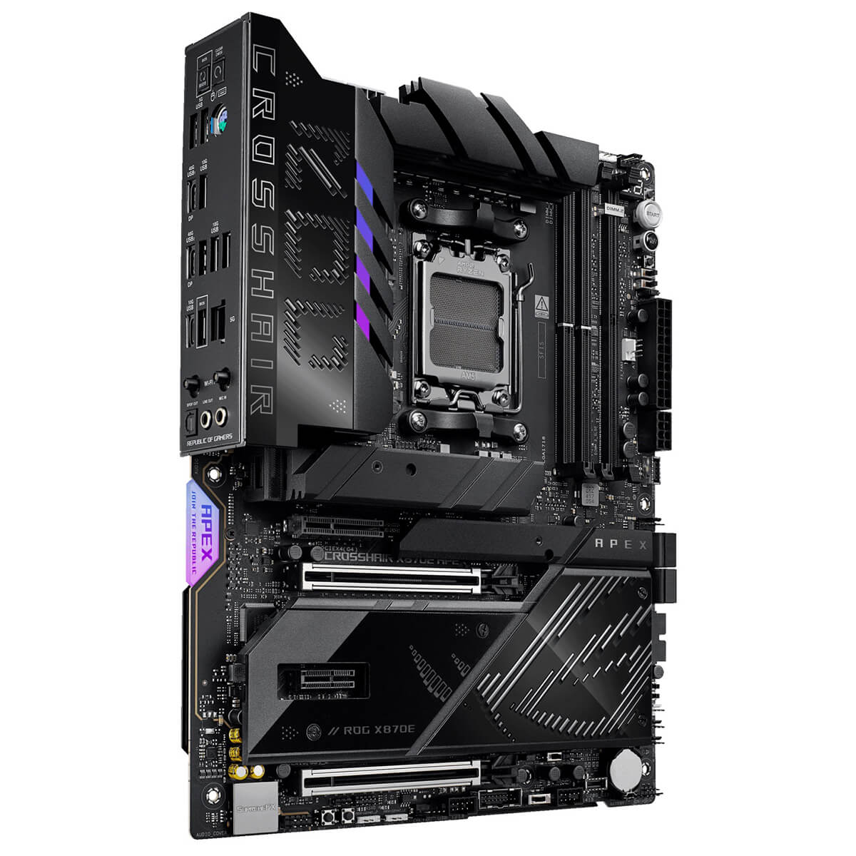 Asus ROG CROSSHAIR X870E APEX Socket AM5 H3 Asus ROG CROSSHAIR X870E APEX - Socket AM5 - Ảnh 3
