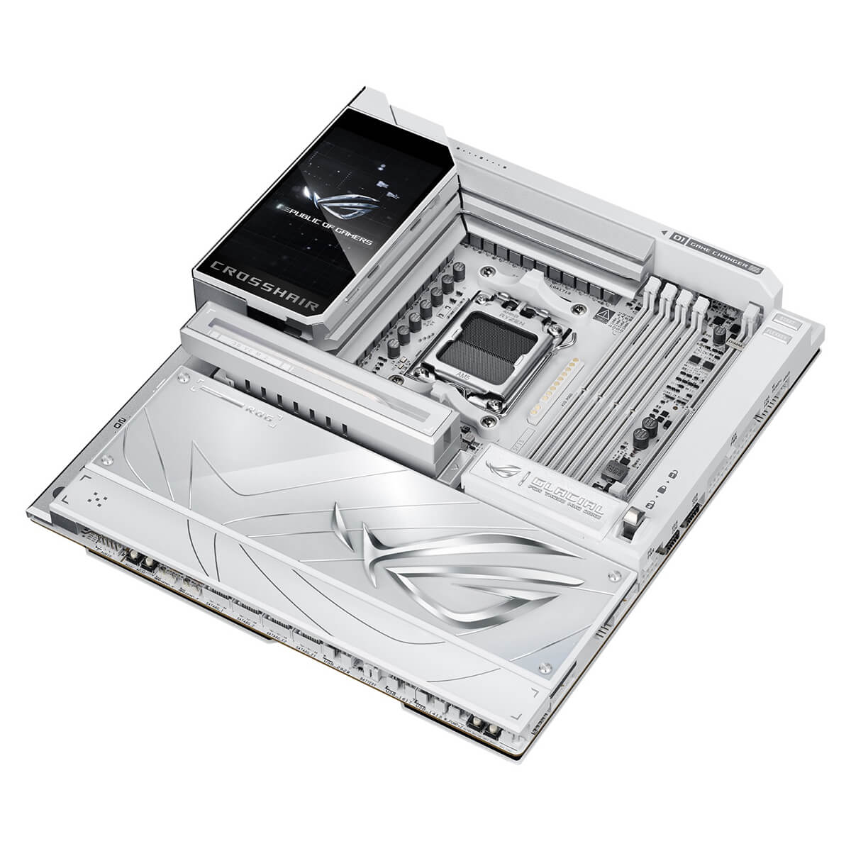 Asus ROG CROSSHAIR X870E GLACIAL Socket AM5 H4 Asus ROG CROSSHAIR X870E GLACIAL - Socket AM5 - Ảnh 4