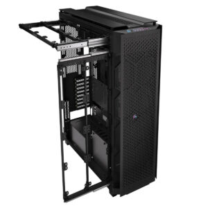 Corsair iCUE LINK 9000D AIRFLOW TG Super Tower Black Full Tower SSI EEB Case H2 Corsair iCUE LINK 9000D AIRFLOW TG Super-Tower Black - Full-Tower SSI-EEB Case
