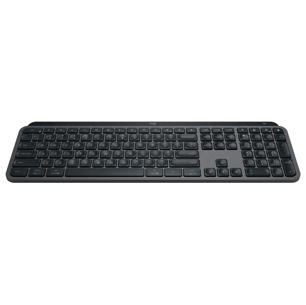 Logitech MX Keys S Full Size Graphite H2 Logitech MX Keys S - Full Size - Wireless Keyboard - Graphite - Ảnh 2