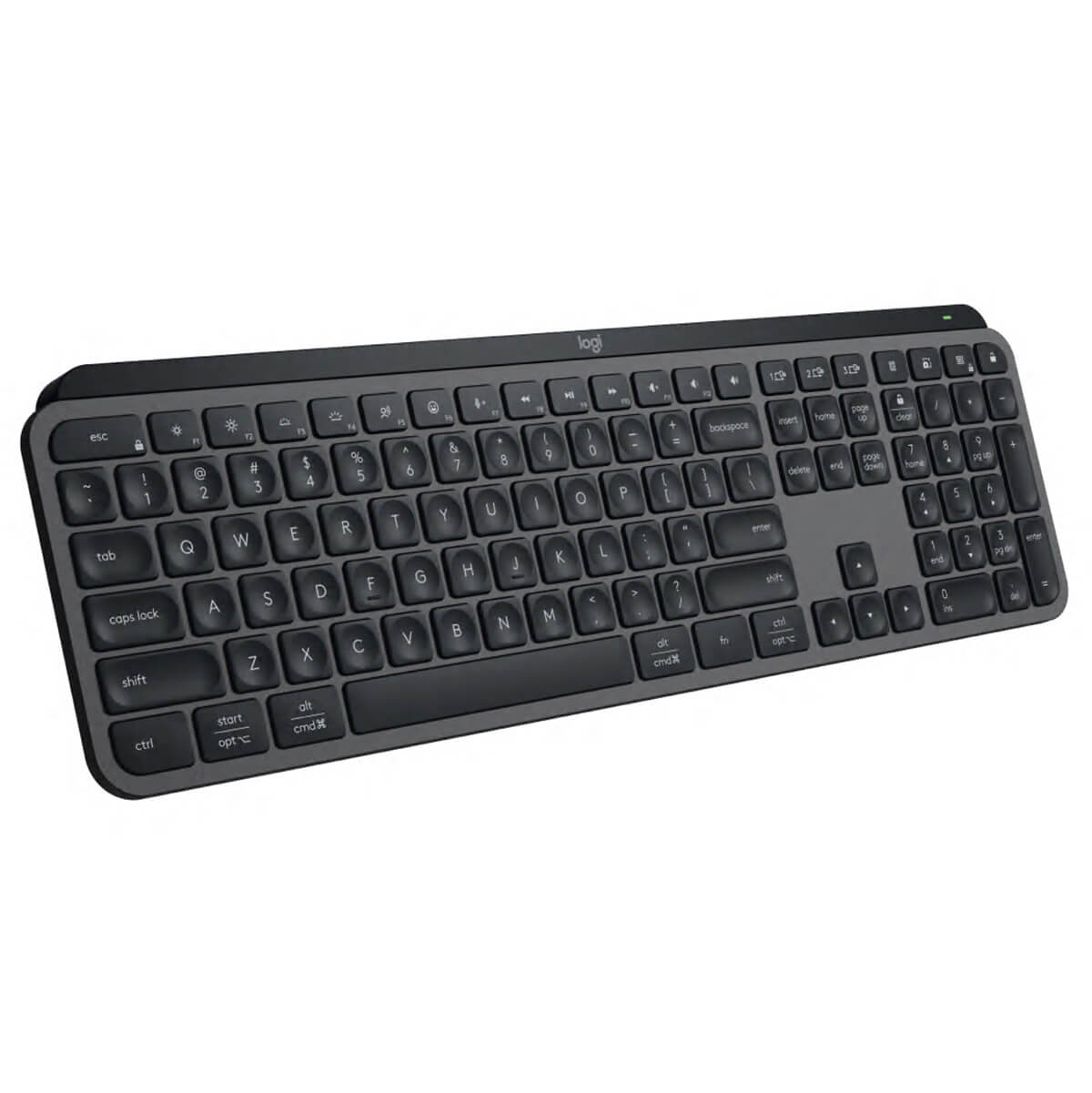 Logitech MX Keys S Full Size Graphite H4 Logitech MX Keys S - Full Size - Wireless Keyboard - Graphite - Ảnh 4