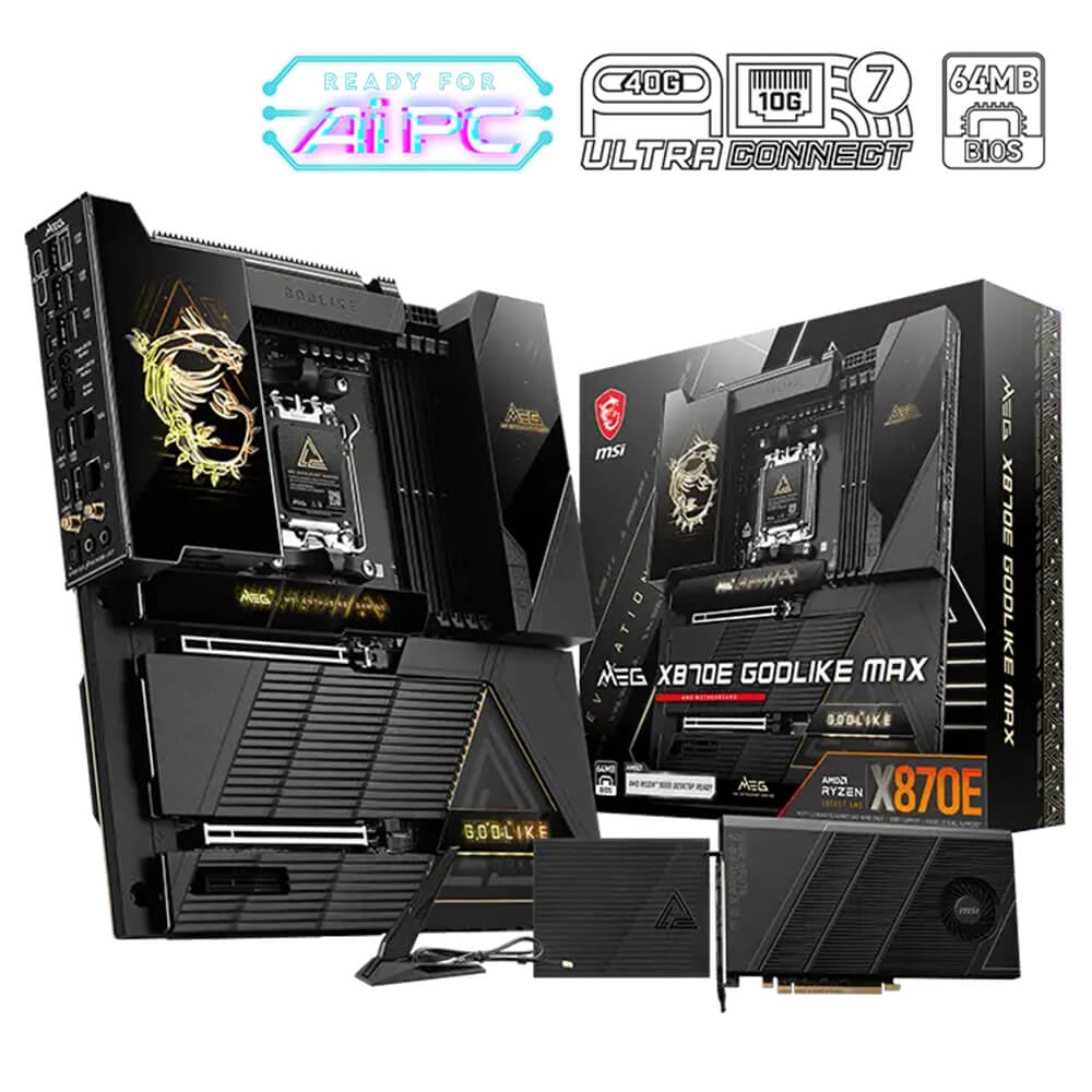 MSI MEG X870E GODLIKE MAX H1 MSI MEG X870E GODLIKE MAX - Socket AM5