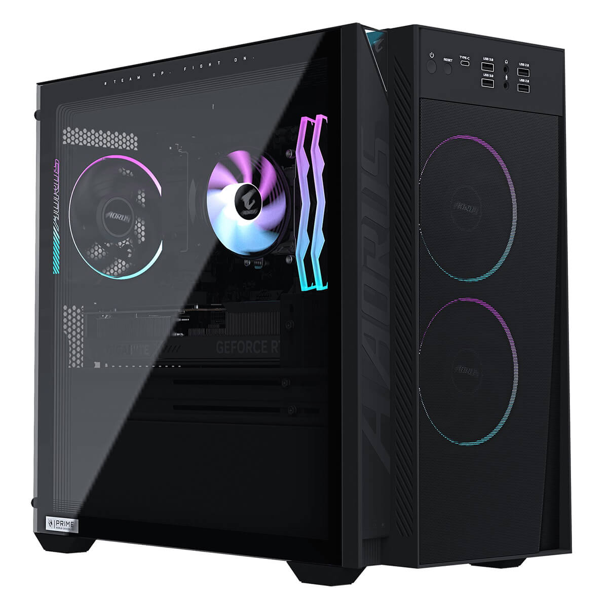 AORUS PRIME 3 AP3A7N6 5111 R7 9700x RTX 5060 8GB DDR5 16GB SSD 1TB Gen4 H2 AORUS PRIME 3 (AP3A7N6-5111) - R7 9700x, RTX 5060 8GB, DDR5 16GB, SSD 1TB Gen4 - Ảnh 2