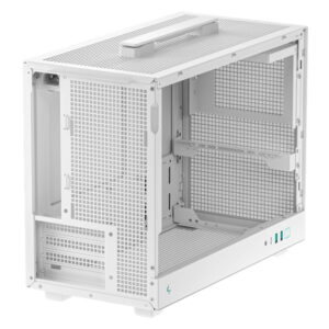 Deepcool CH160 PLUS WH High airflow Micro ATX Case H4 Deepcool CH160 PLUS WH - High-airflow Micro-ATX Case
