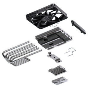 Jonsbo HP 600 Black Low profile CPU Air Cooler H8 Jonsbo HP-600 Black Low-profile - CPU Air Cooler